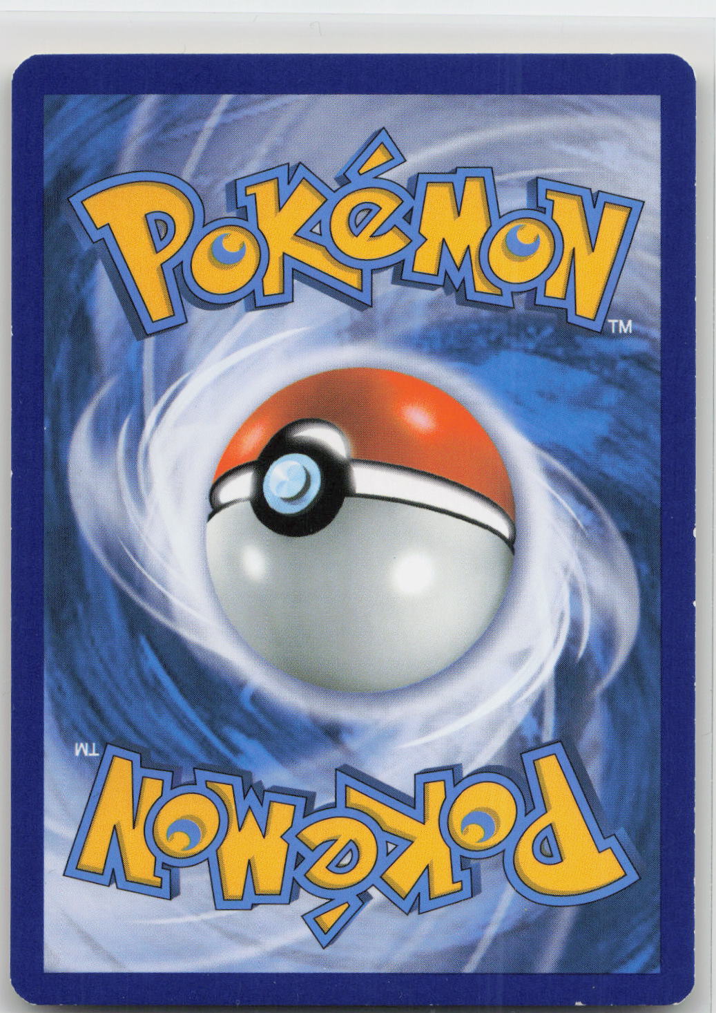 Back of card