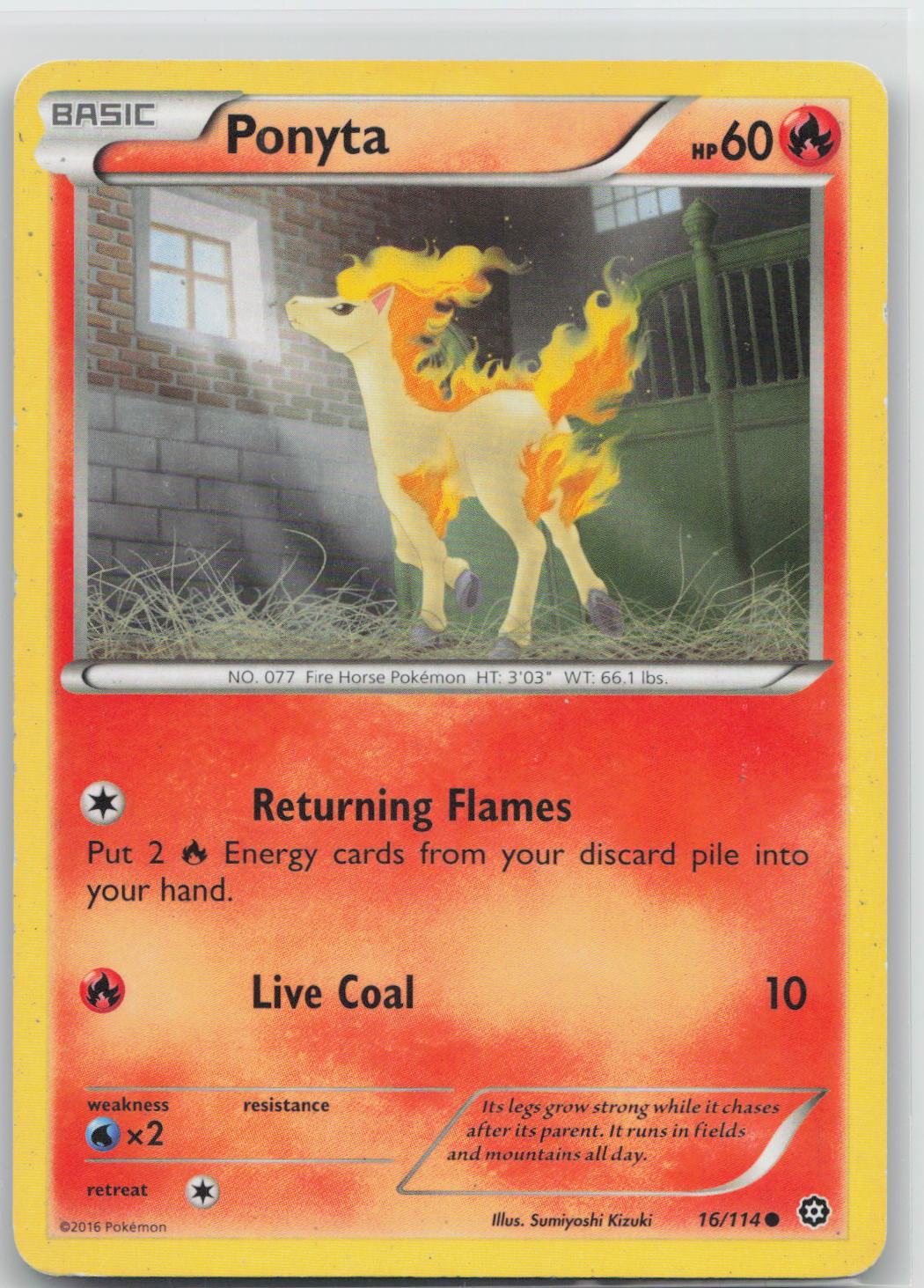 Ponyta - Steam Siege 16/114