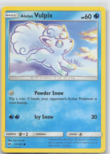 Alolan Vulpix - Burning Shadows 027/147