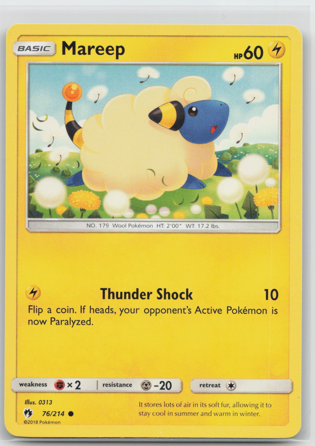 Mareep - Lost Thunder 076/214