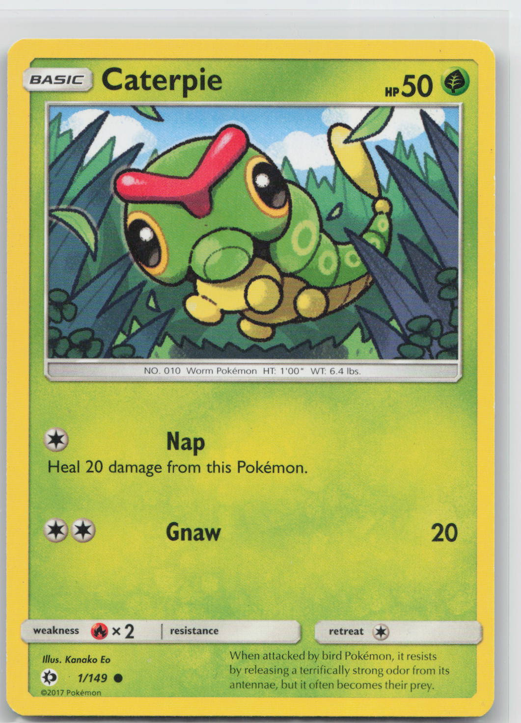 Caterpie - Sun & Moon 1/149
