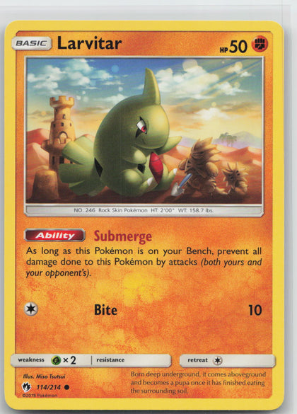 Larvitar - Lost Thunder 114/214