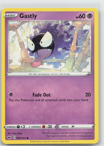 Gastly - Sword & Shield 083/202