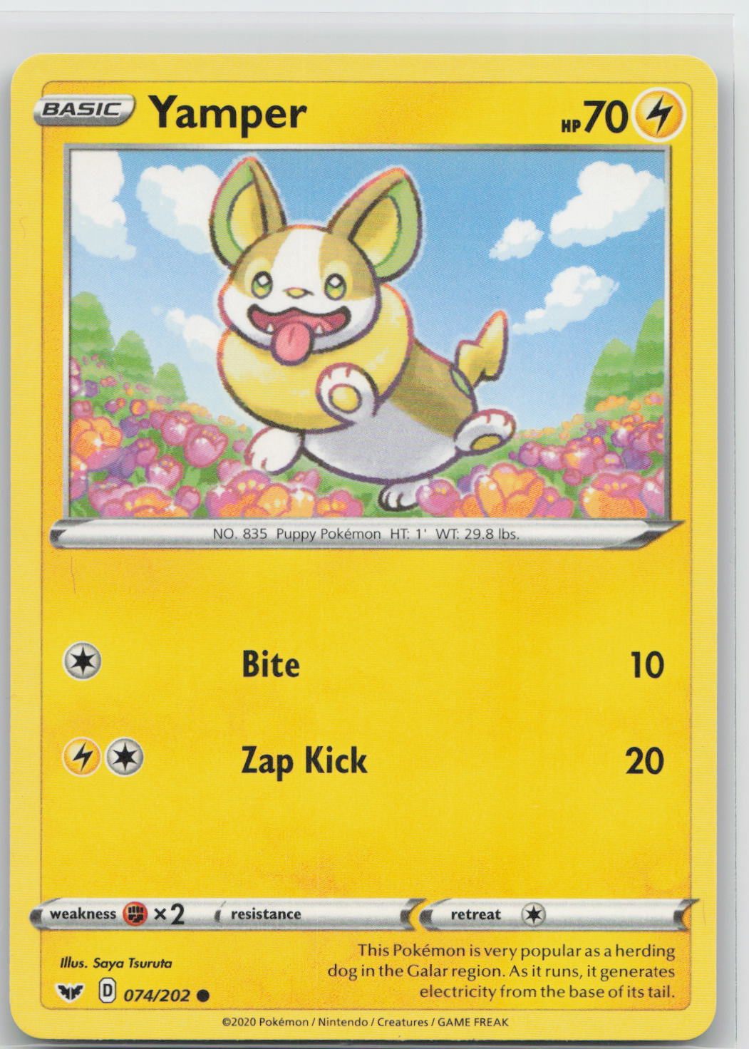 Yamper - Sword & Shield 074/202