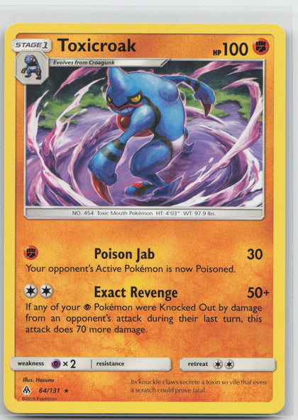 Toxicroak - Forbidden Light 64/131