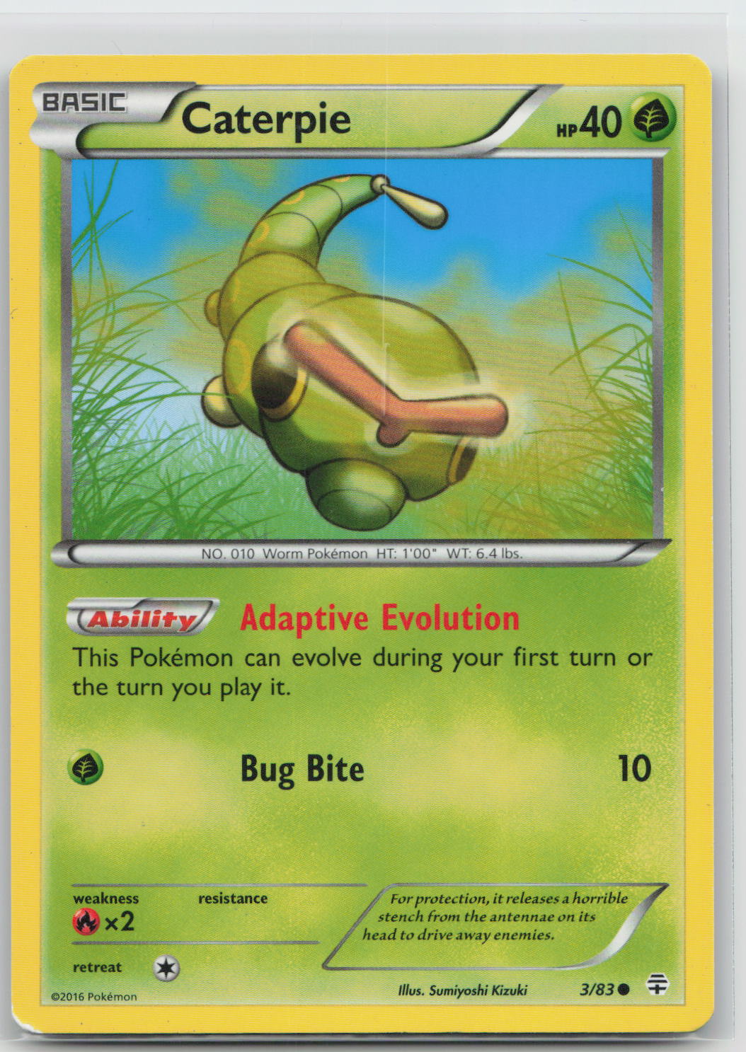 Caterpie - Generations 3/83