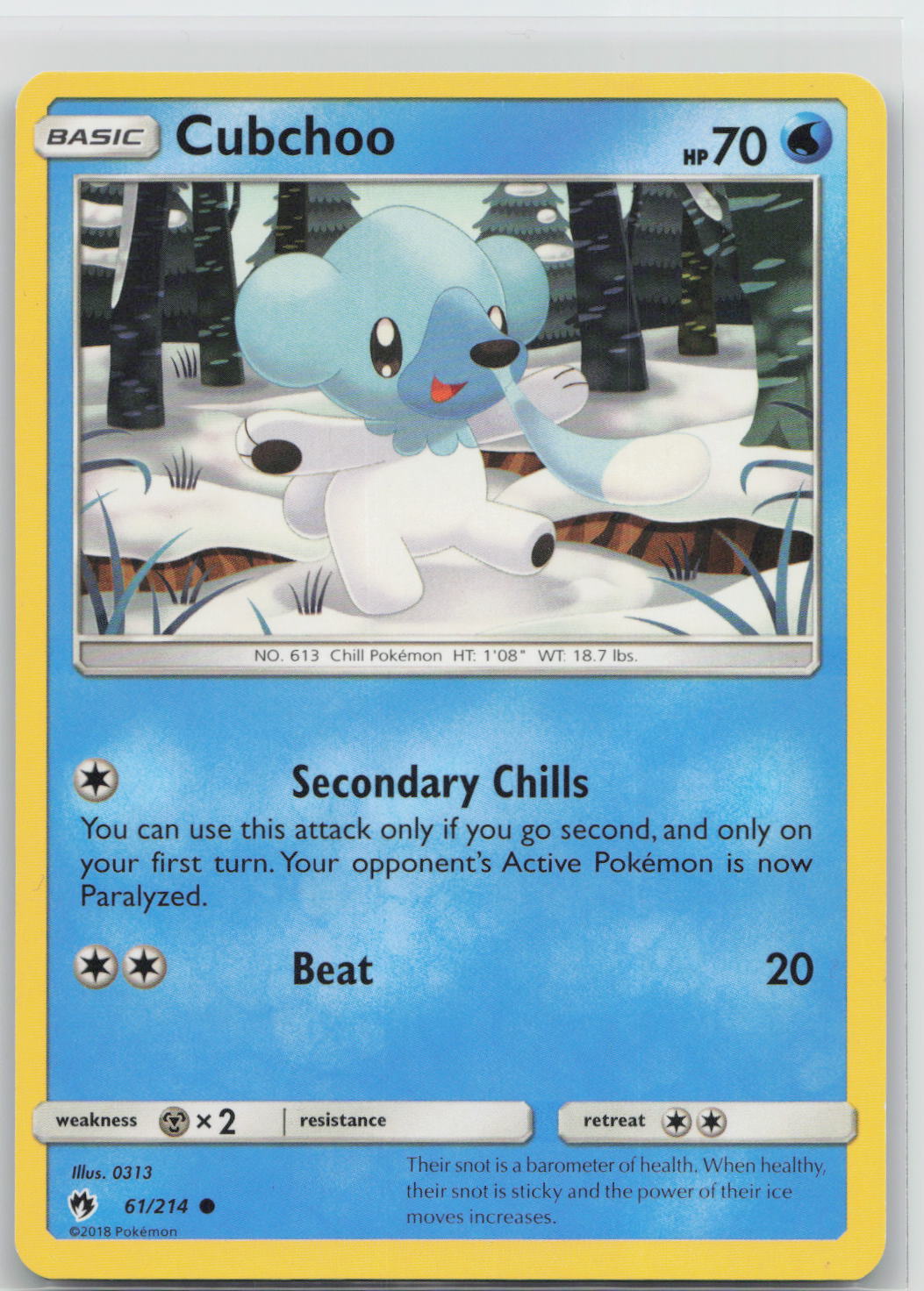 Cubchoo - Lost Thunder 061/214
