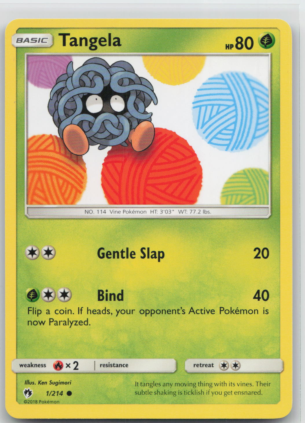 Tangela - Lost Thunder 1/214