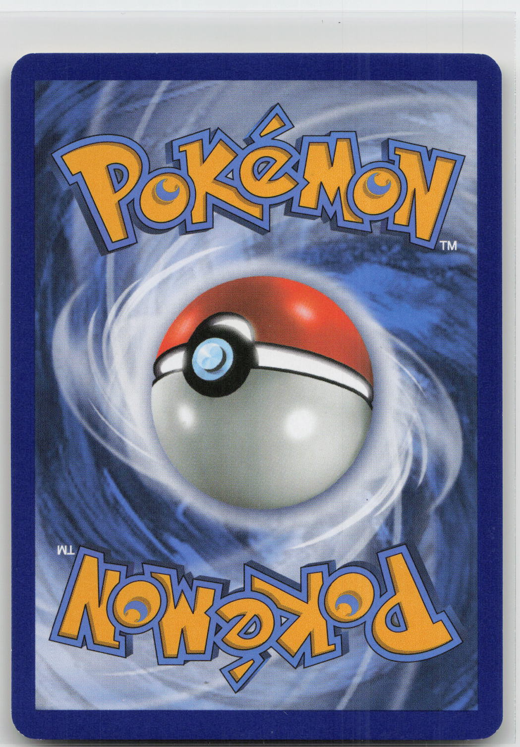 Back of card