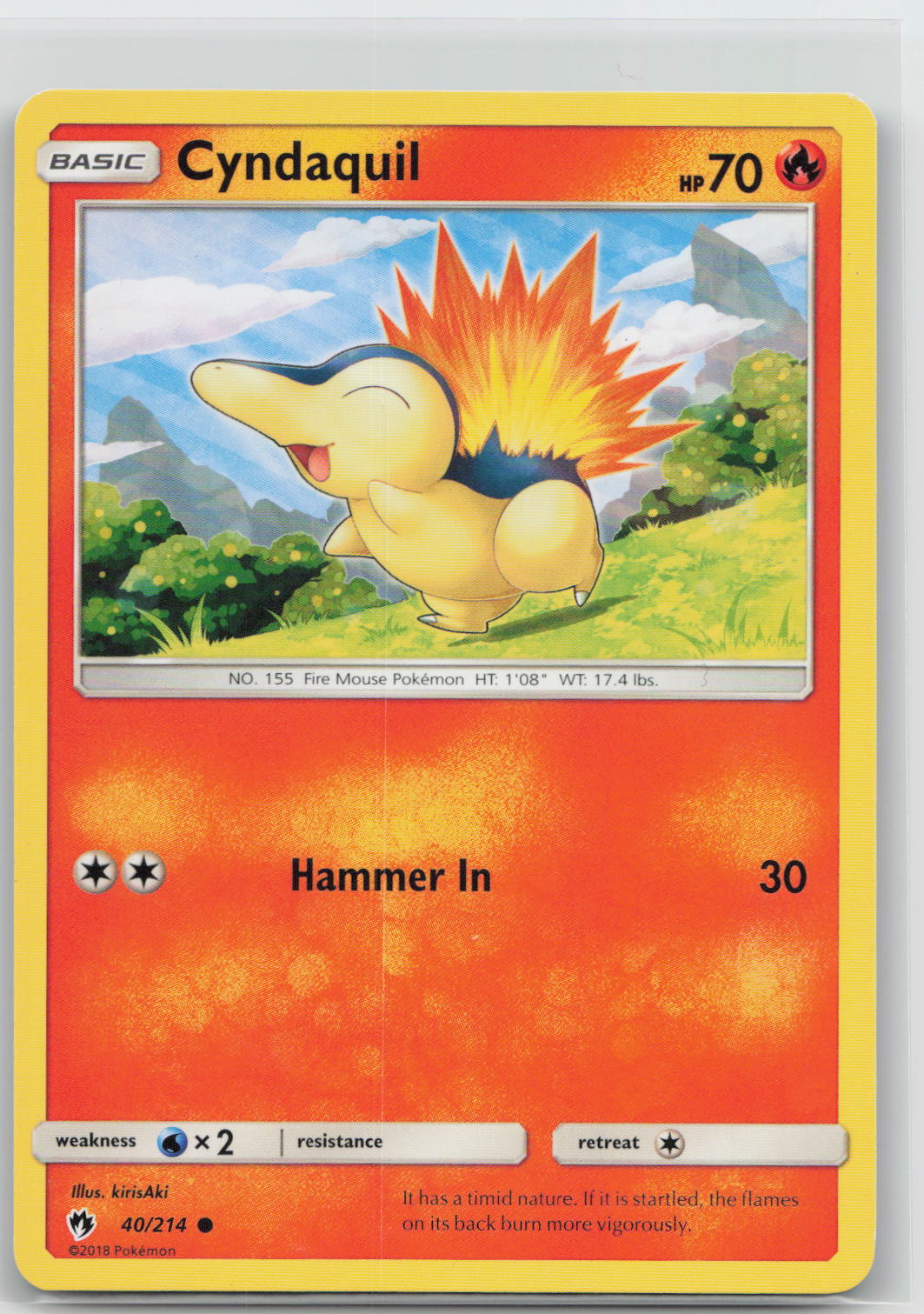 Cyndaquil - Lost Thunder 040/214