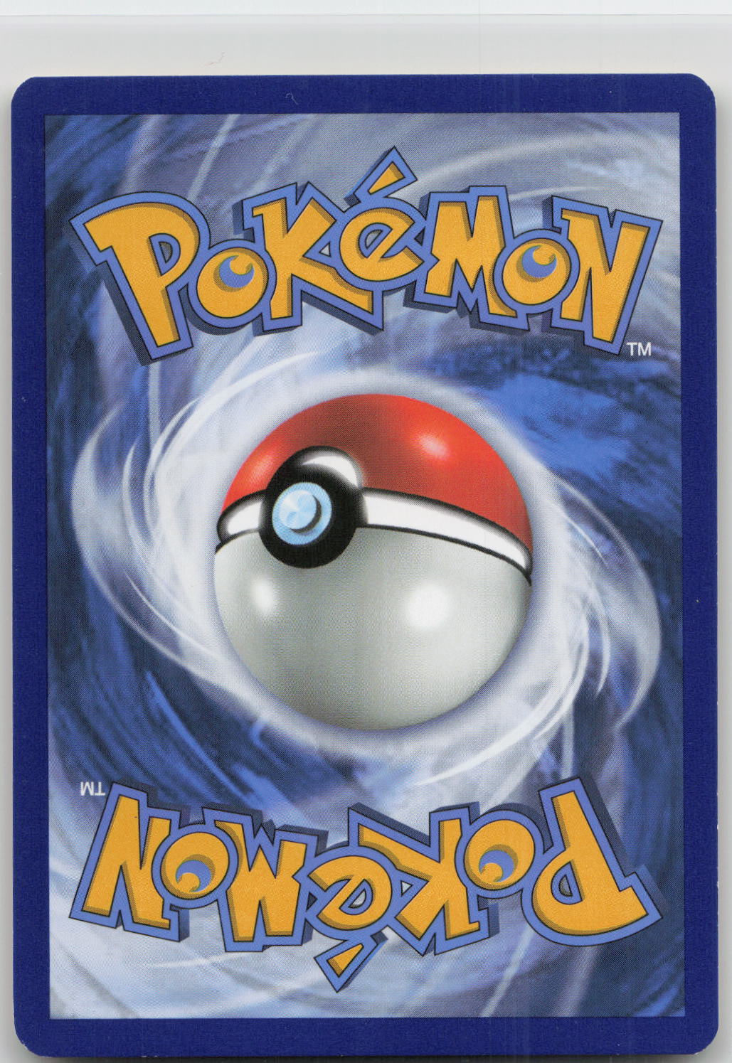 Back of card