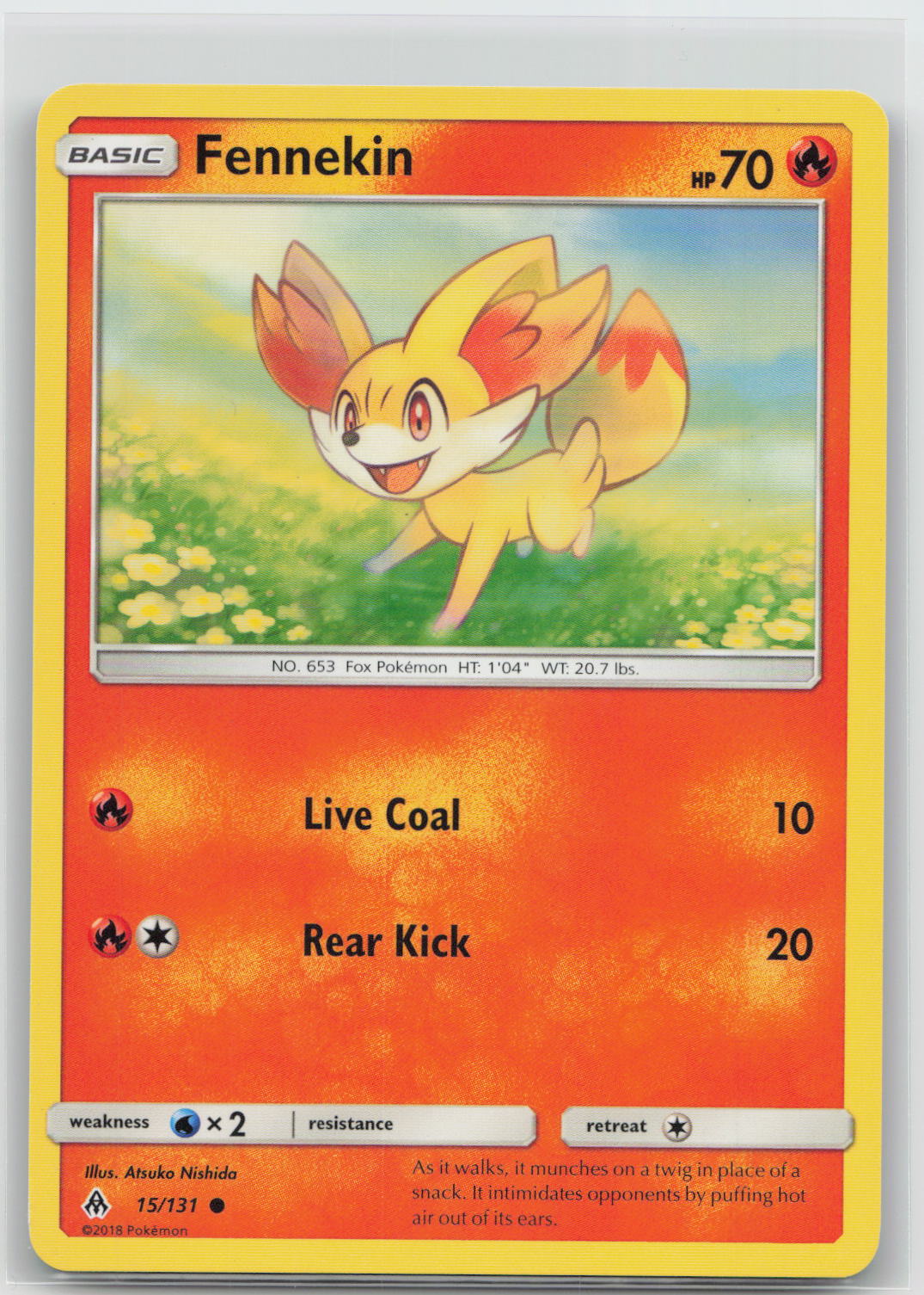 Fennekin - Forbidden Light 015/131