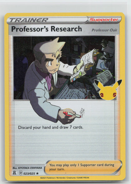 Professor's Research (Professor Oak) - Celebrations 023/025