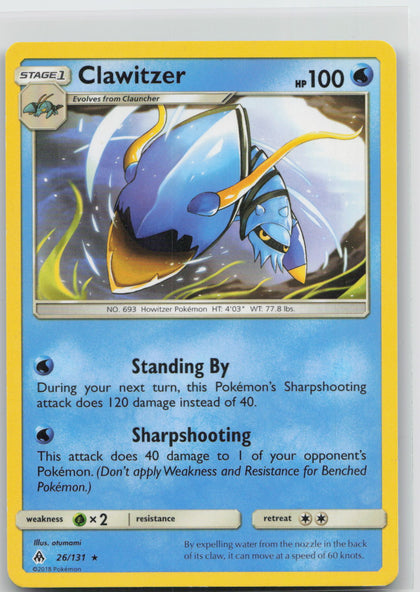 Clawitzer - Forbidden Light 26/131