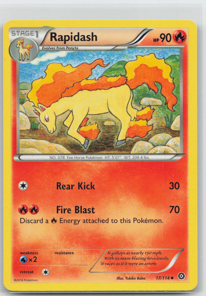 Rapidash - Steam Siege 17/114