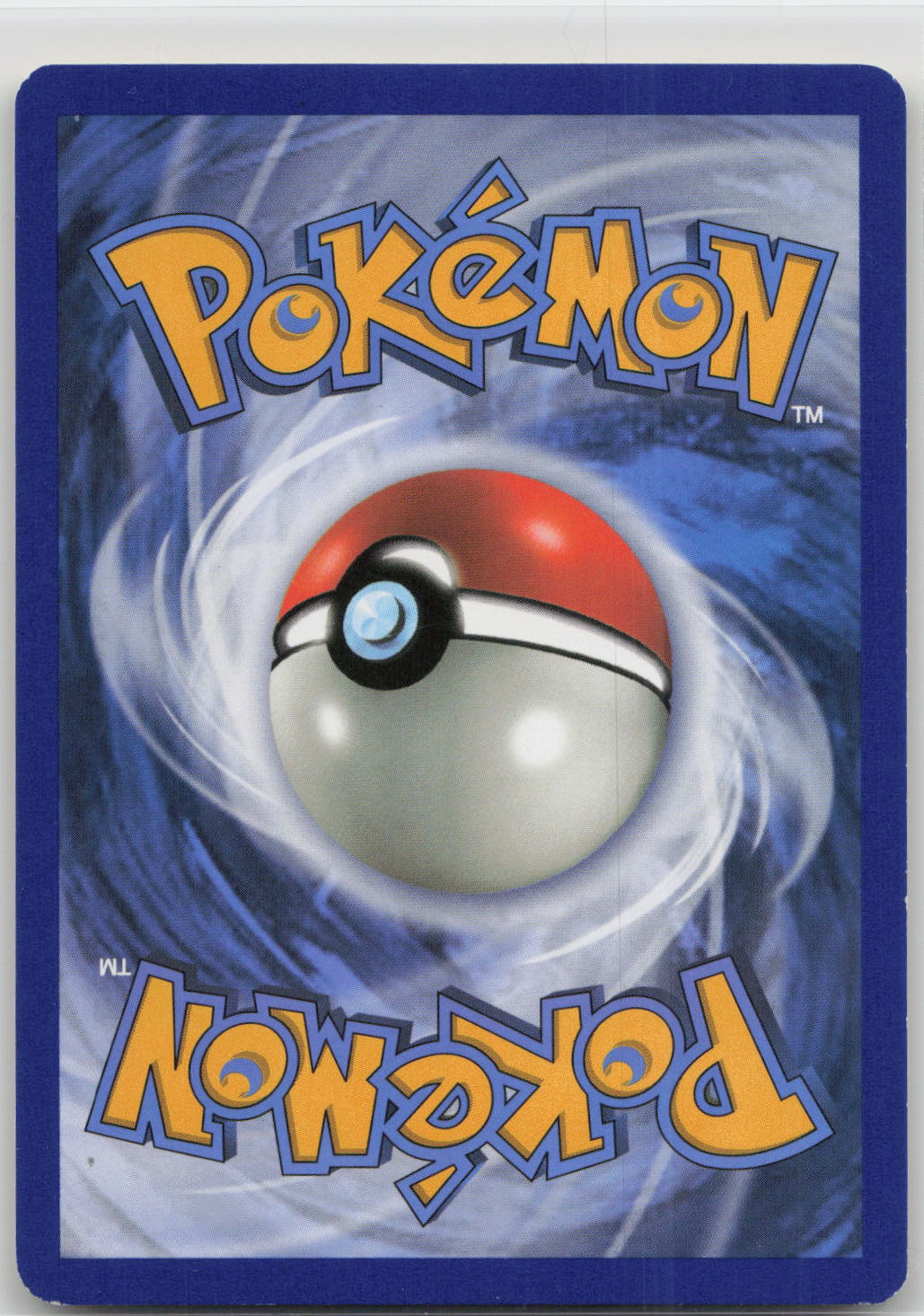 Back of card