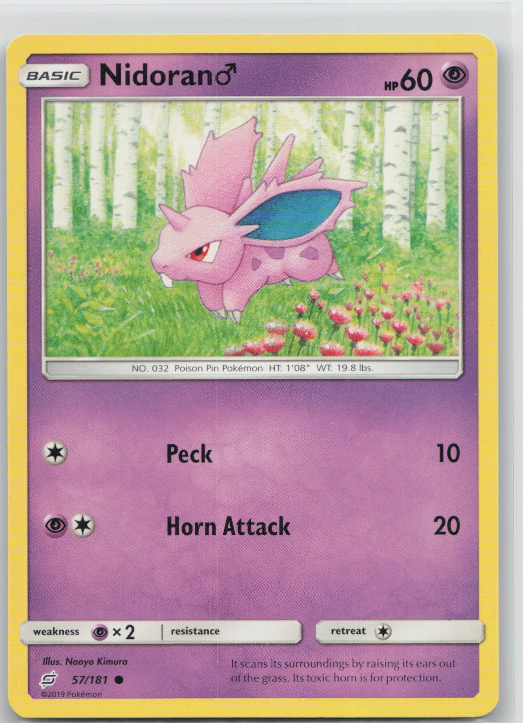 Nidoran♂ - Team Up 057/181