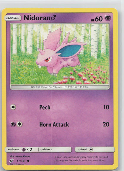 Nidoran♂ - Team Up 057/181