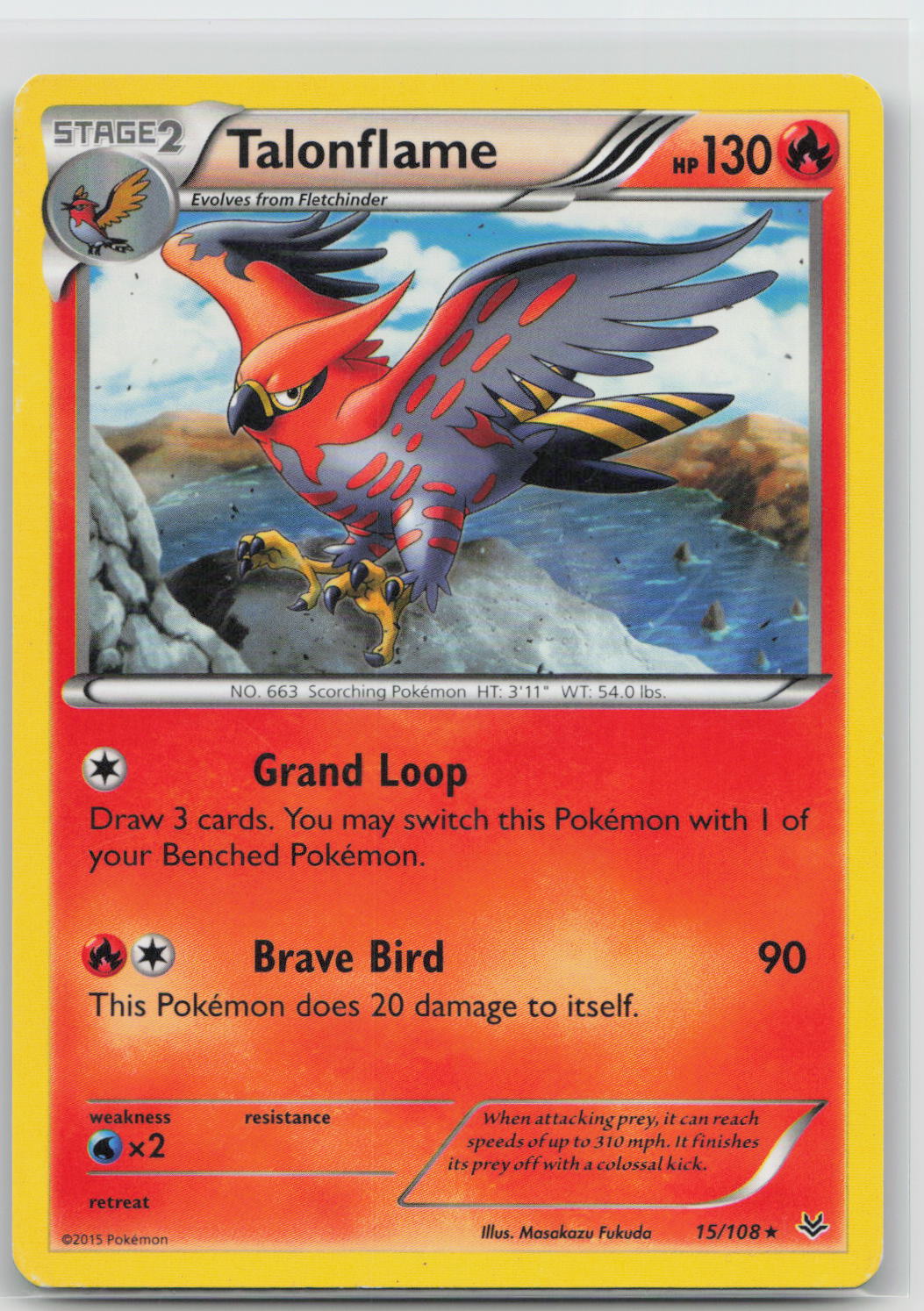 Talonflame - Roaring Skies 15/108