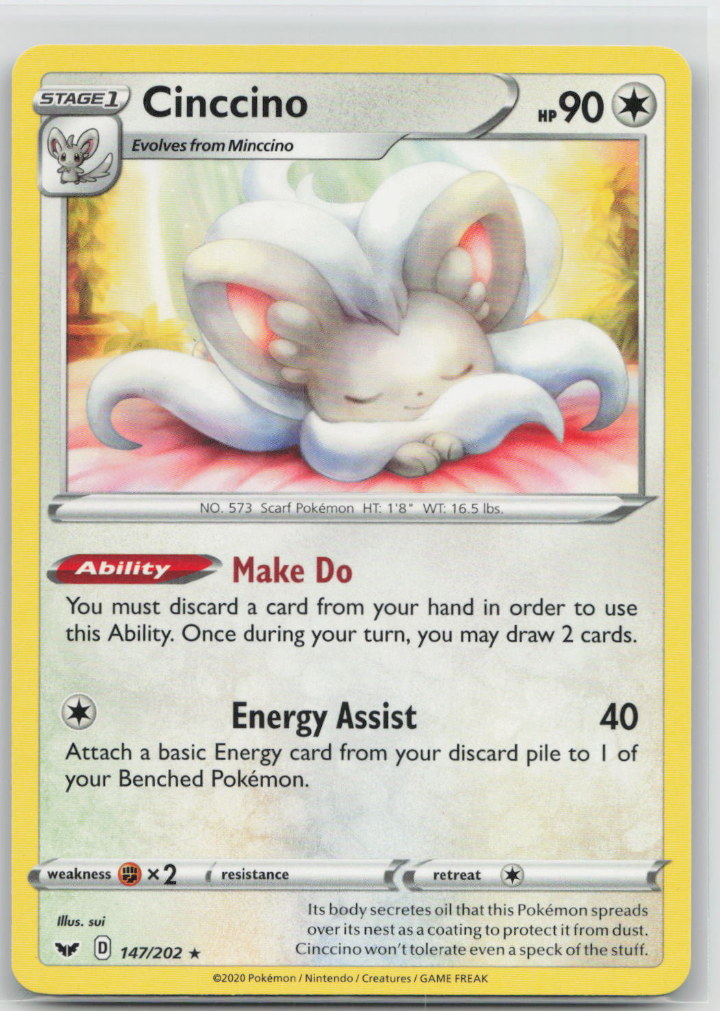 Cinccino - Sword & Shield 147/202