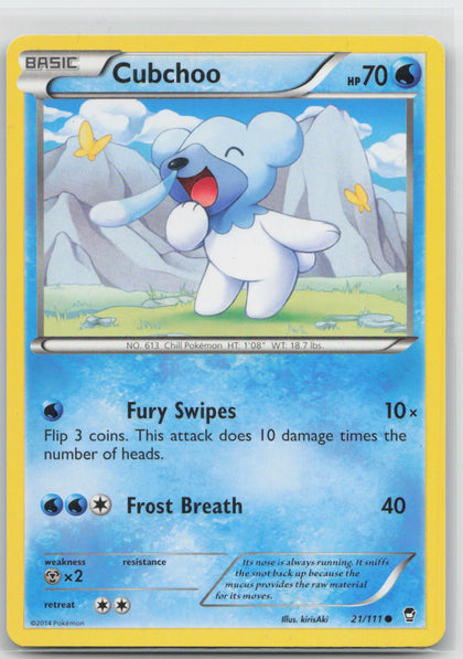 Cubchoo - Furious Fists 021/111