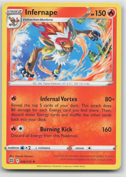 Infernape - Brilliant Stars 026/172