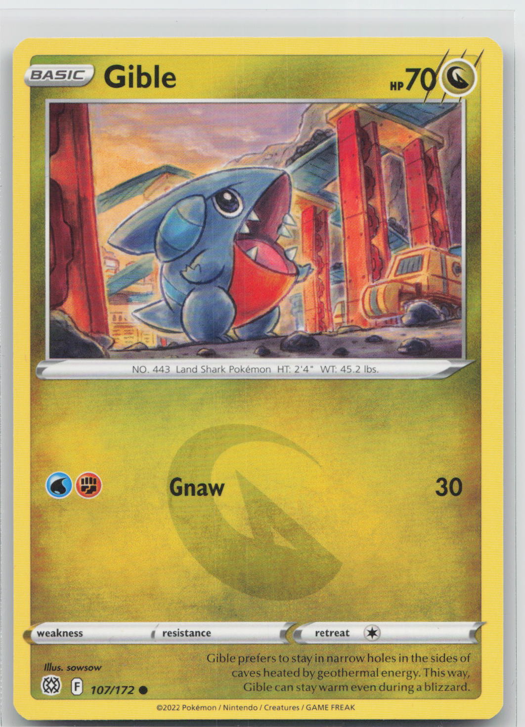 Gible - Brilliant Stars 107/172
