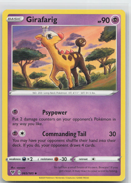 Girafarig - Vivid Voltage 065/185