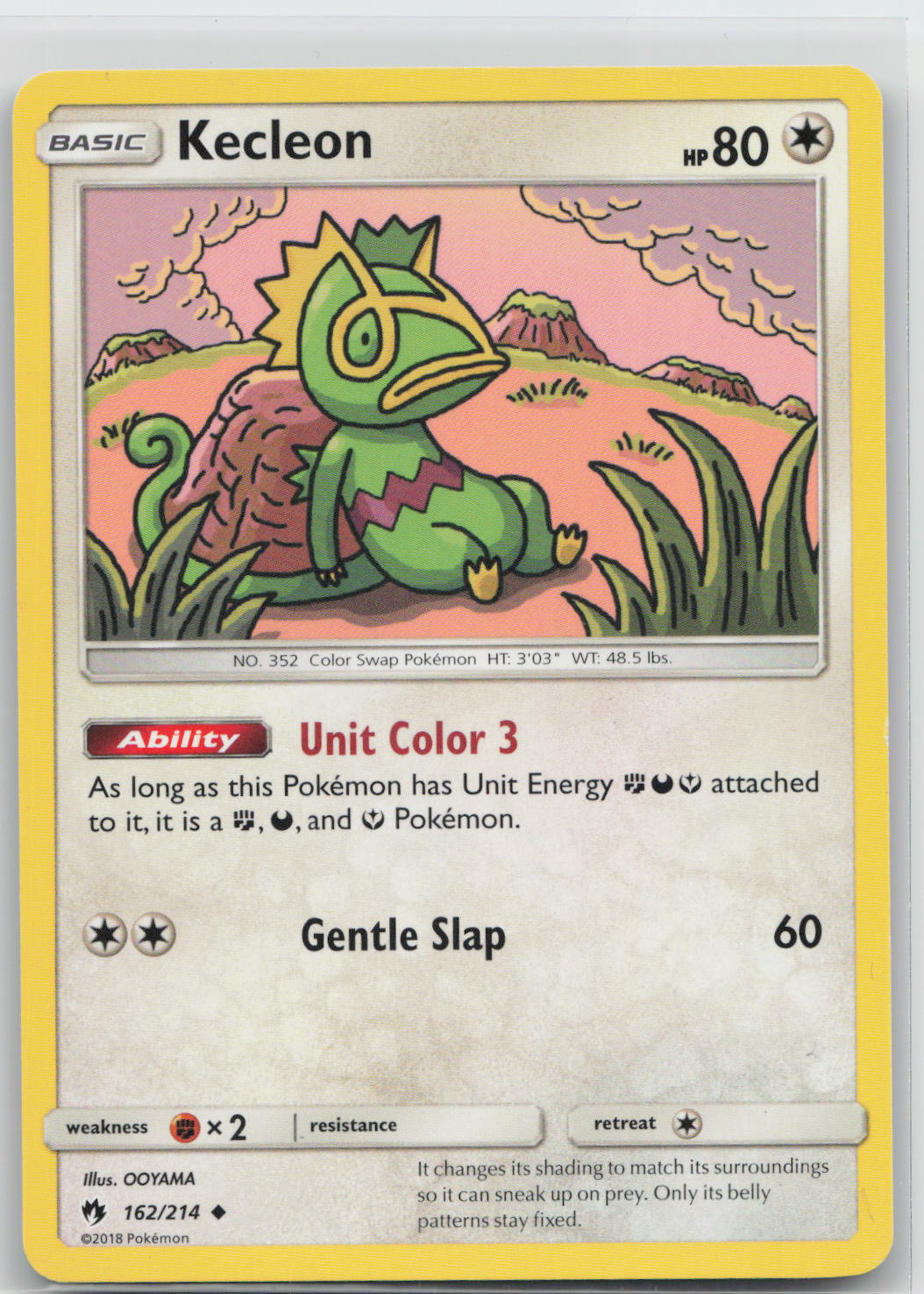 Kecleon - Lost Thunder 162/214