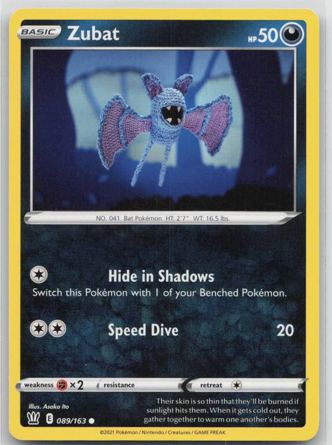 Zubat - Battle Styles 089/163