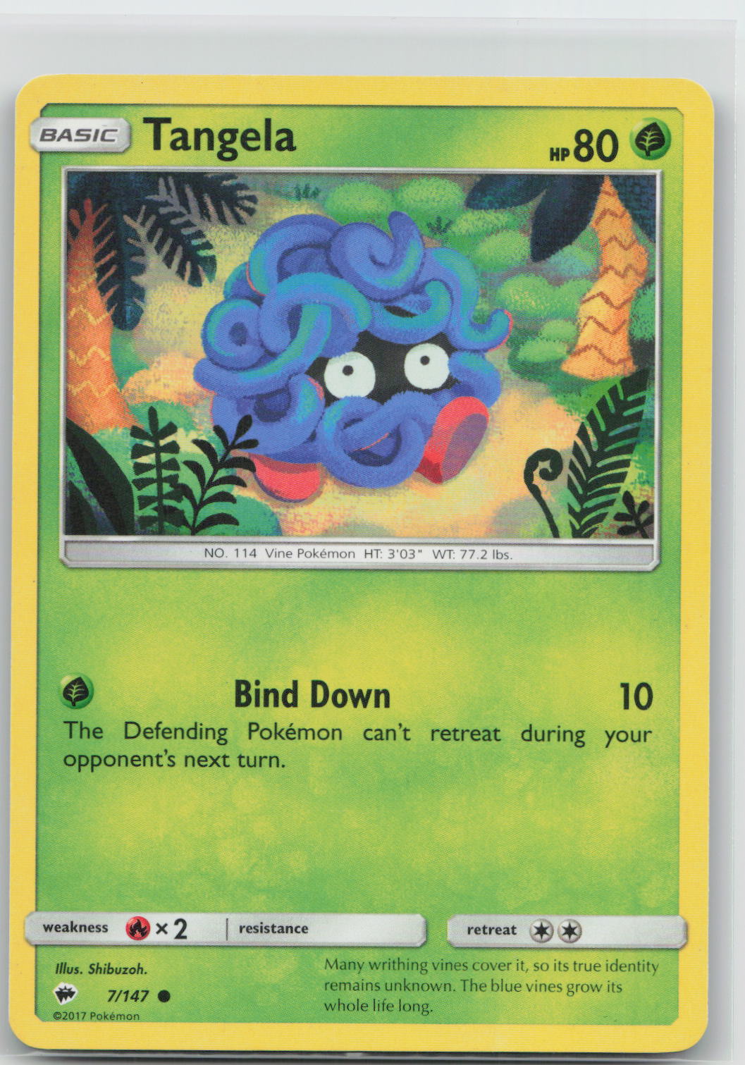 Tangela - Burning Shadows 007/147