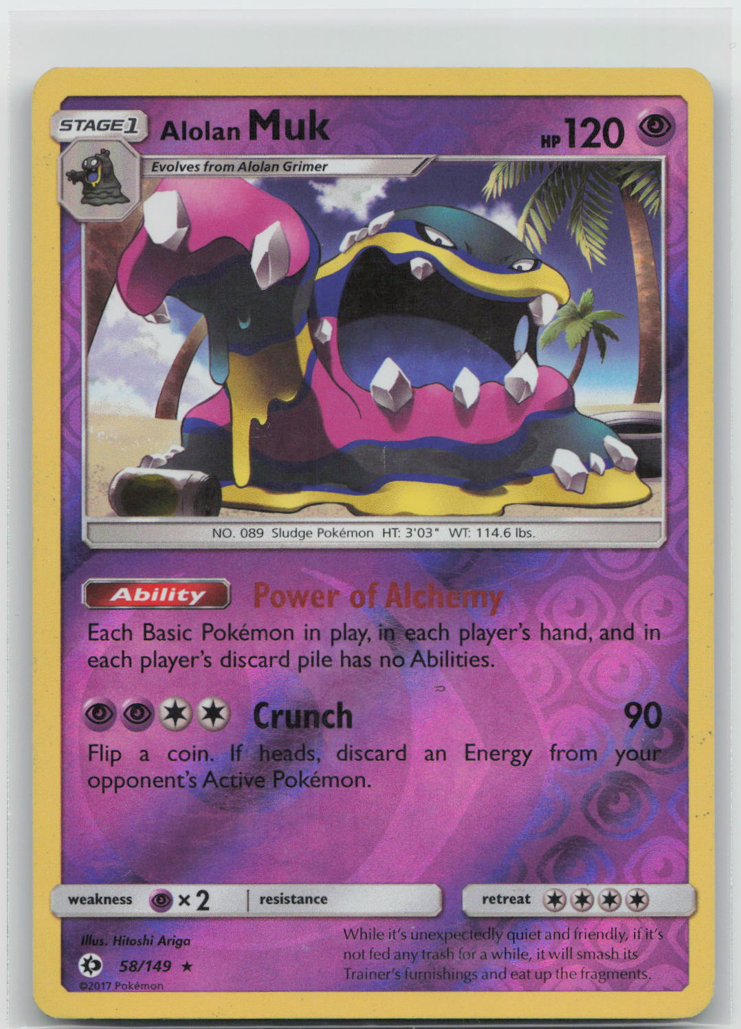 Alolan Muk - Sun & Moon 058/149