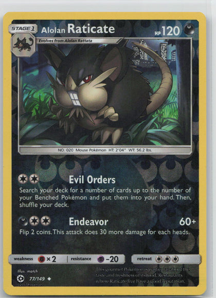 Alolan Raticate - Sun & Moon 077/149