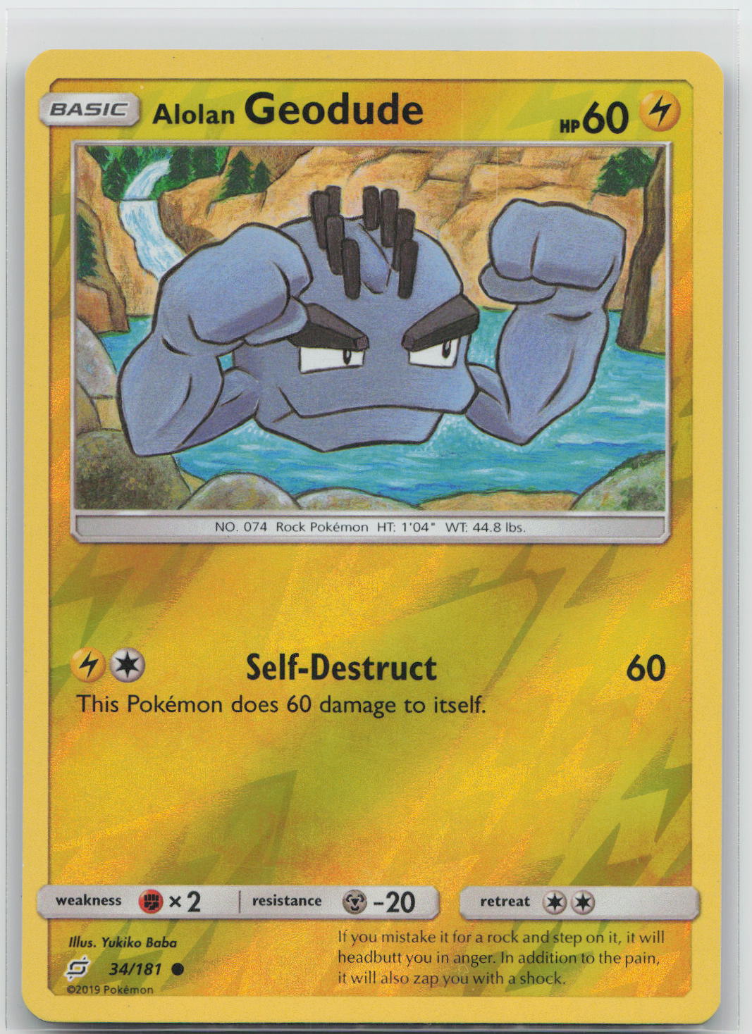 Alolan Geodude - Team Up 034/181