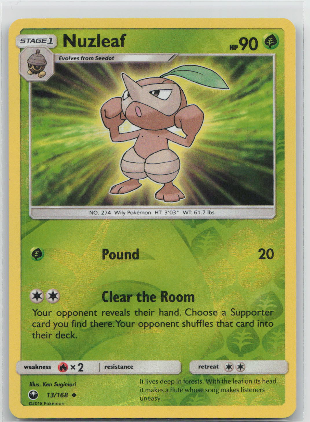 Nuzleaf - Celestial Storm 13/168