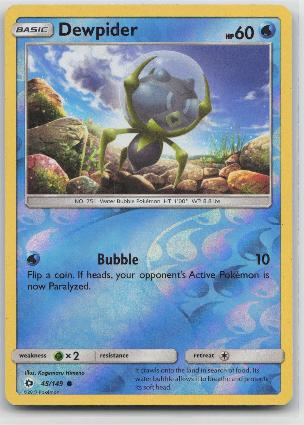 Dewpider - Sun & Moon 045/149
