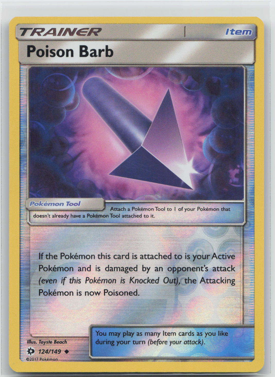 Poison Barb - Sun & Moon 124/149