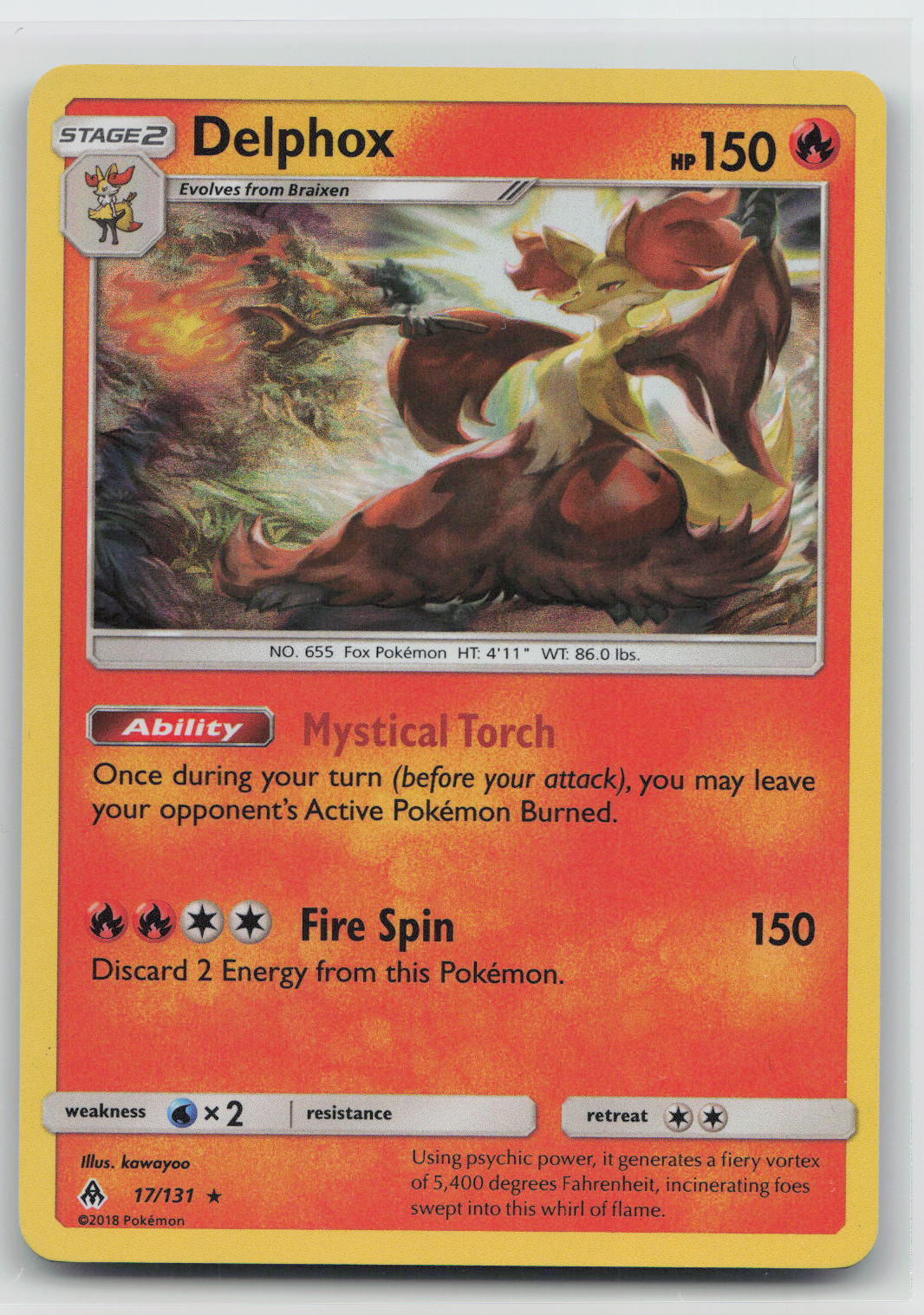 Delphox - Forbidden Light 17/131