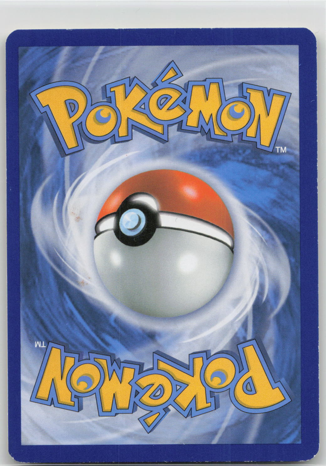 Back of card