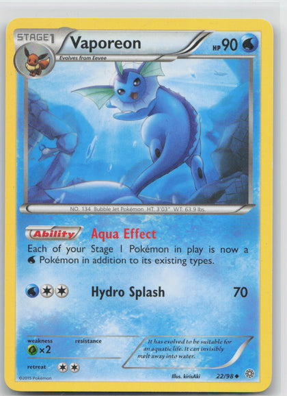 Vaporeon - Ancient Origins 022/098