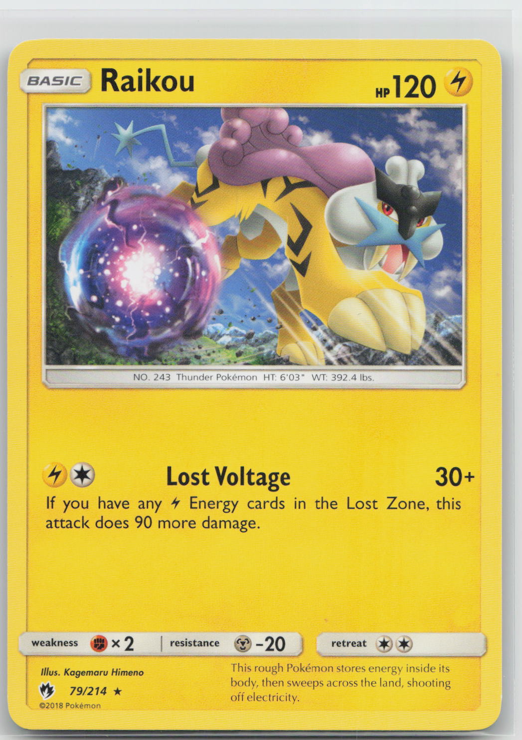 Raikou - Lost Thunder 079/214