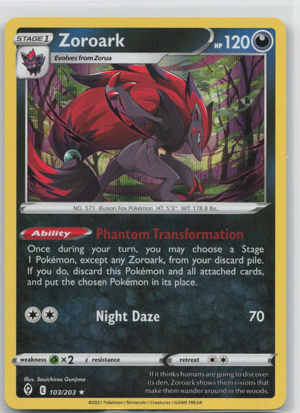 Zoroark - Evolving Skies 103/203