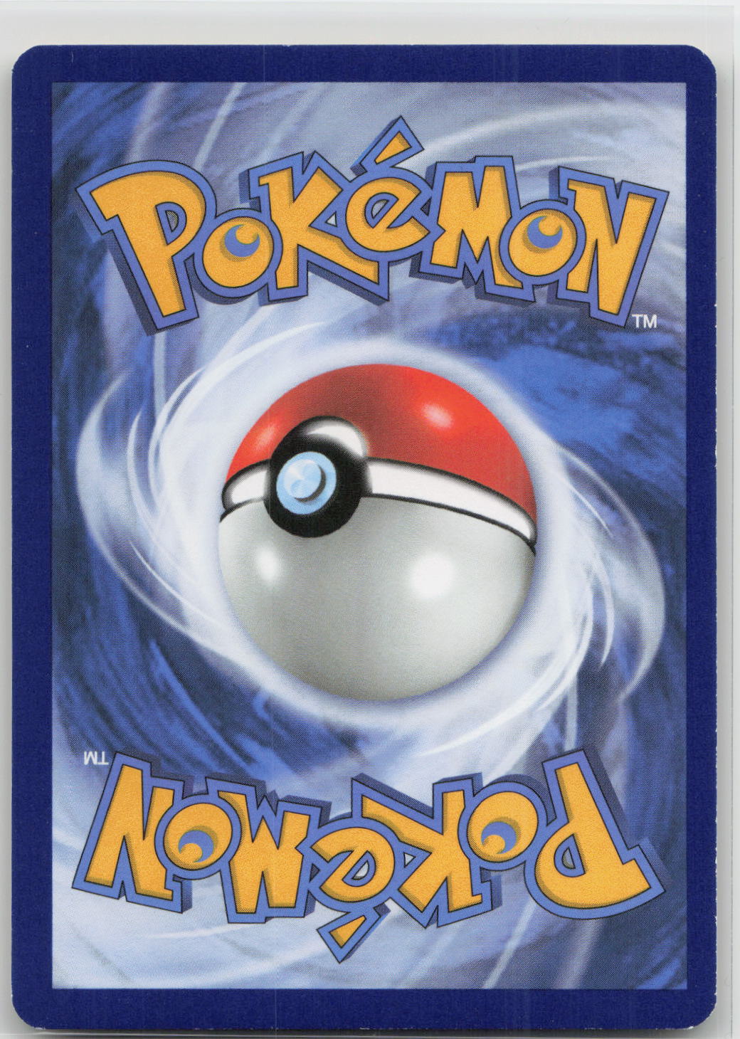 Back of card