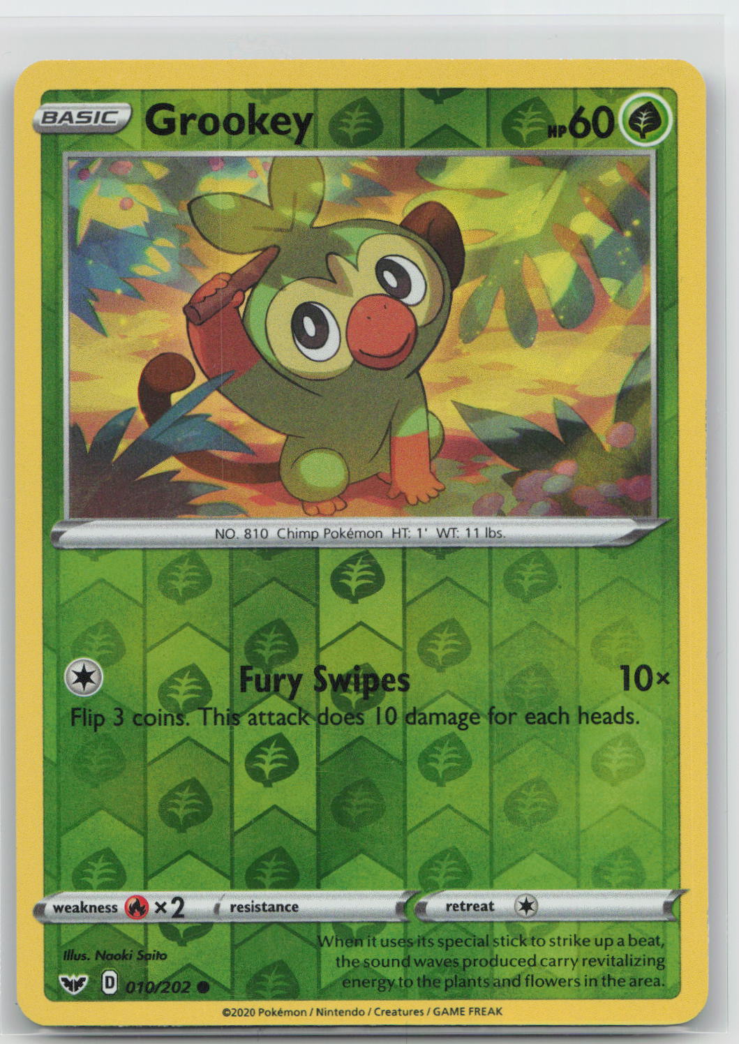 Grookey - Sword & Shield 010/202