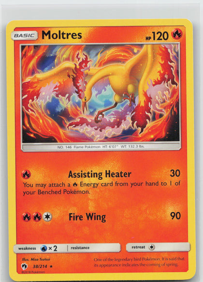 Moltres - Lost Thunder 038/214