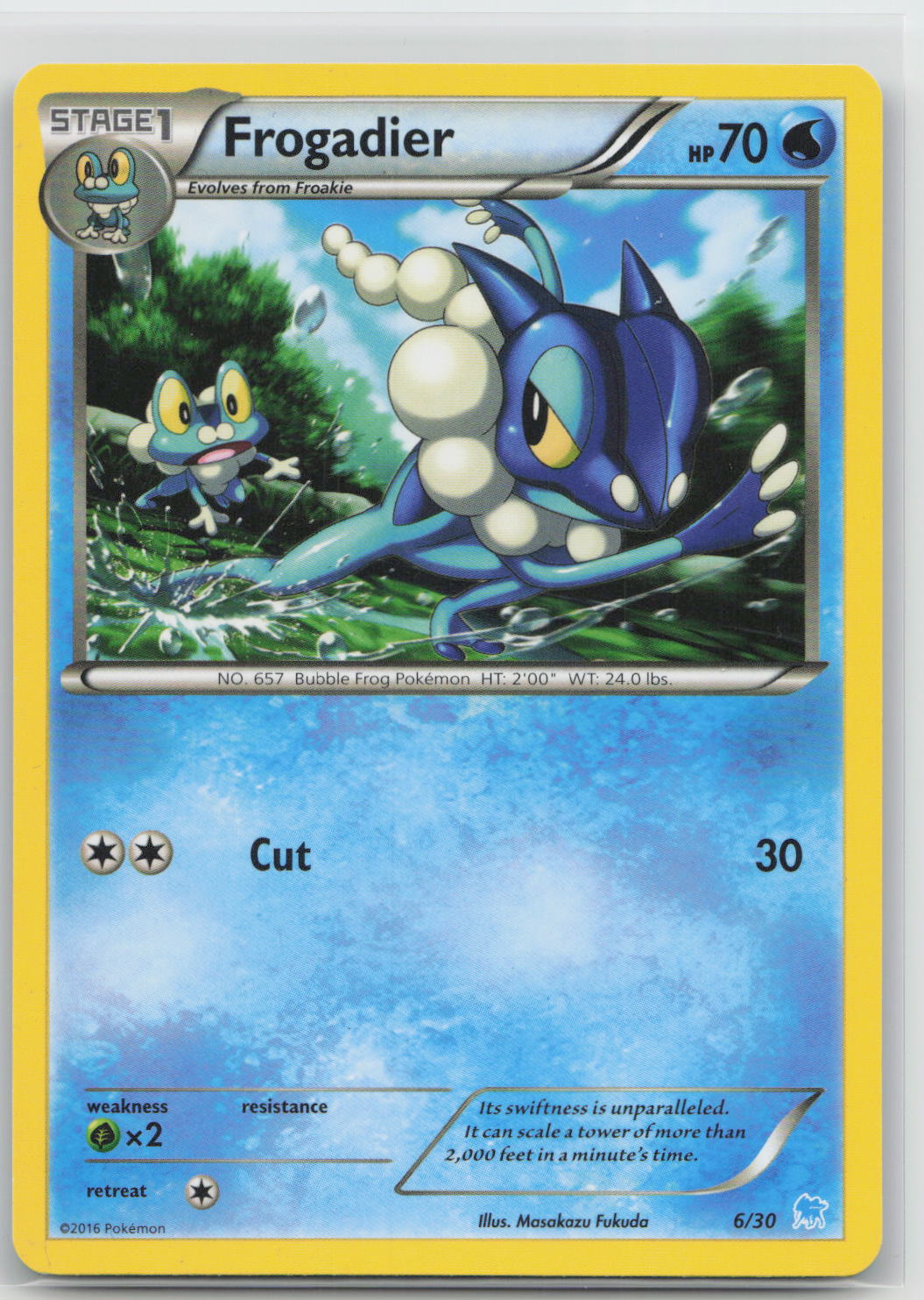 Frogadier - XY trainer Kit (Suicune) 6/30