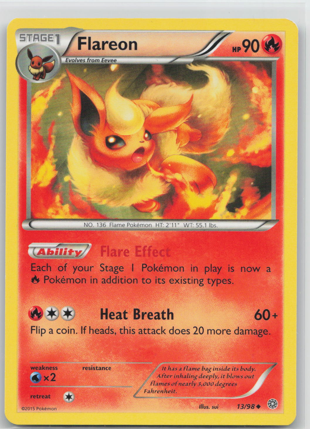 Flareon - Ancient Origins 13/98