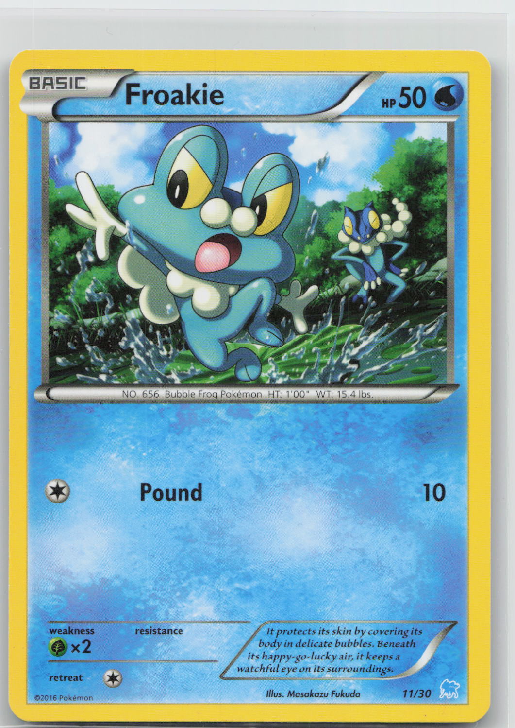 Froakie - XY trainer Kit (Suicune) 011/030
