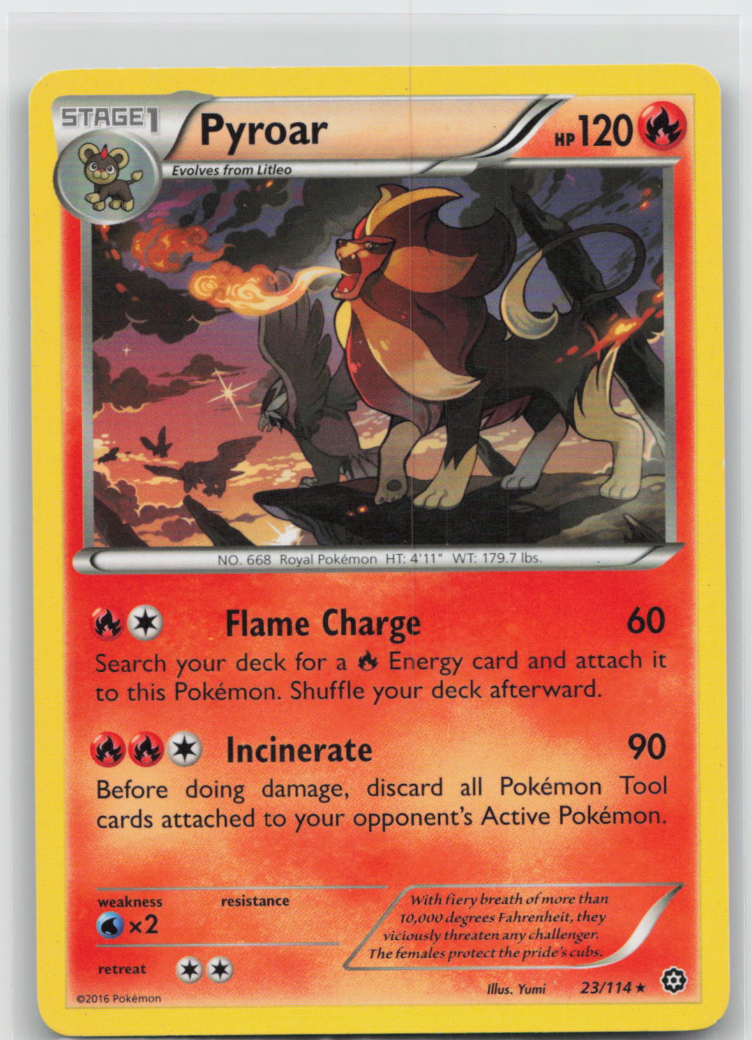 Pyroar - Steam Siege 23/114