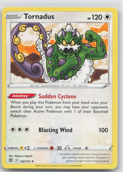 Tornadus - Brilliant Stars 126/172